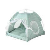 Cat Nest Kennel Summer Semi-closed House Mat Foldable Outdoor Pet Tent