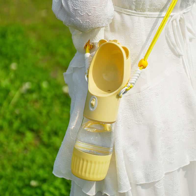 Pet Water Bottle Dog Outing Water Cup Portable Water Feeder