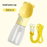 Pet Water Bottle Dog Outing Water Cup Portable Water Feeder